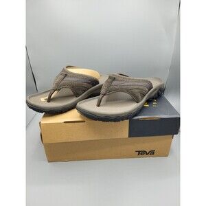 Teva Mens Sandal Size 8 Pajaro Flip Flop Turkish Coffee Tan Brown